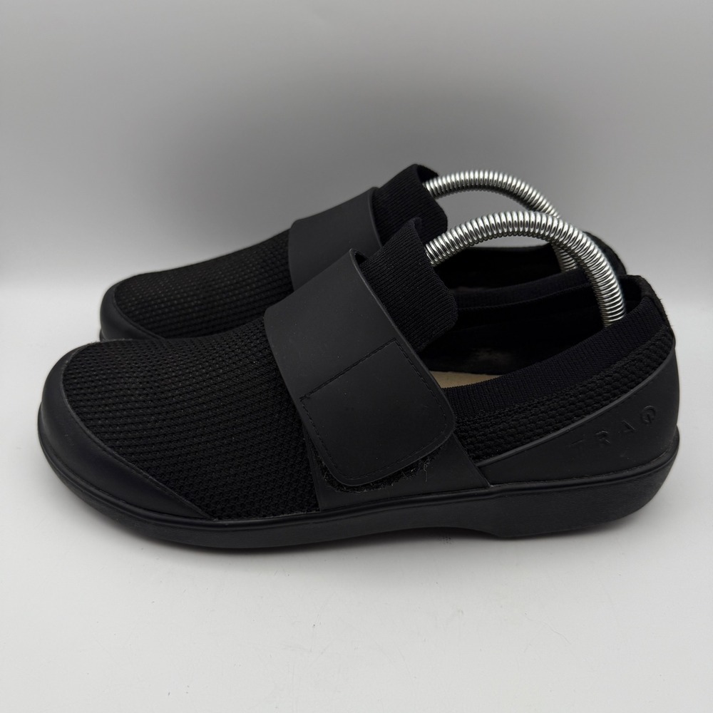 TRAQ by‎ Alegria QWI-5002 Black Mesh Slip On Comfort Shoes Womens 41 US 10.5/11